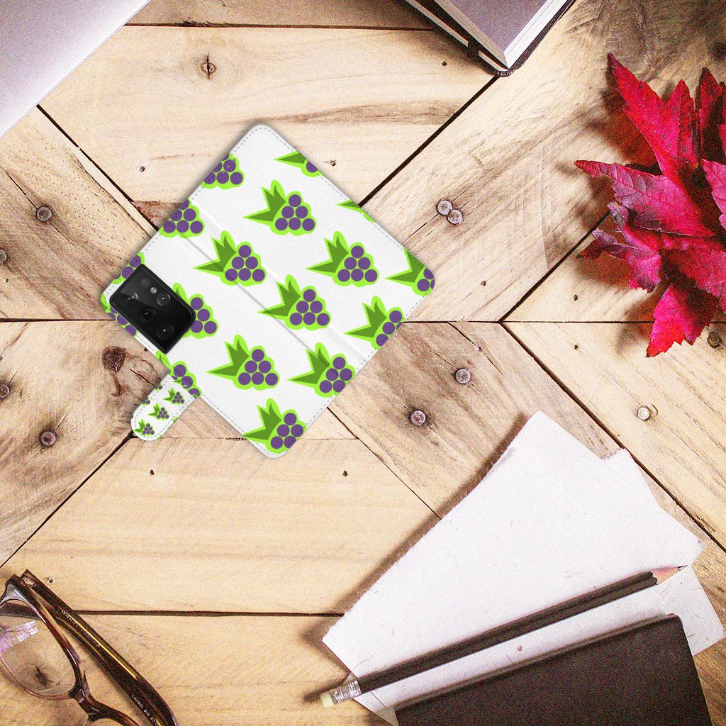 Samsung Galaxy S21 Ultra Book Cover Druiven