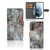 Samsung Galaxy S21 FE Bookcase Marmer Grijs
