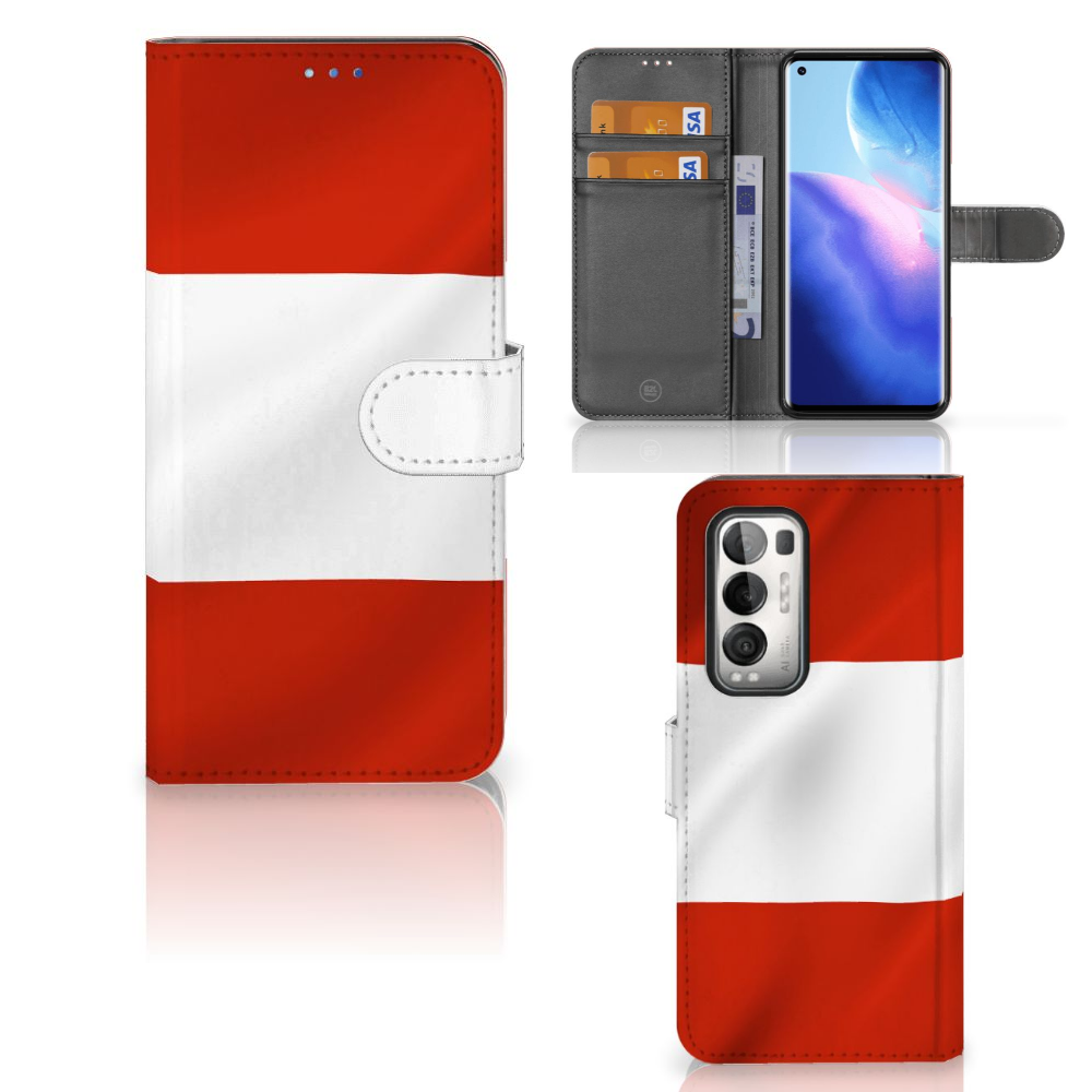 OPPO Find X3 Neo 5G Bookstyle Case Oostenrijk