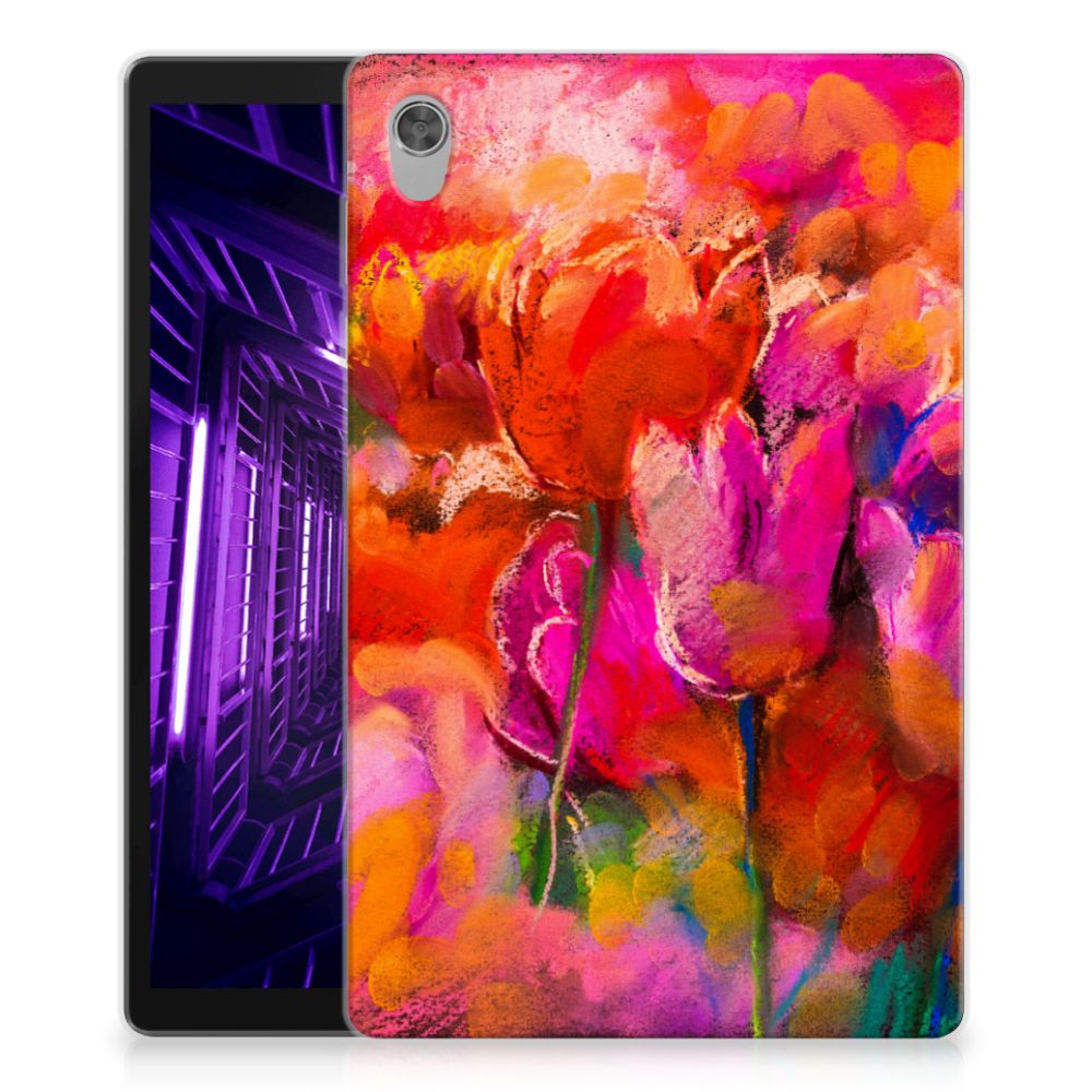Tablethoes Lenovo Tab M10 HD (2de generatie) Tulips - B2C Telecom