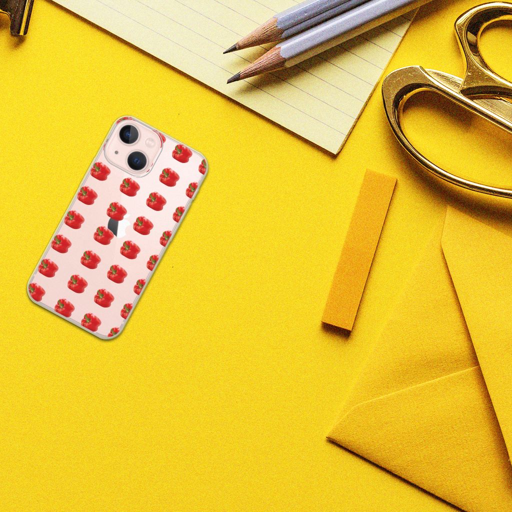 iPhone 13 mini Siliconen Case Paprika Red B2C Telecom