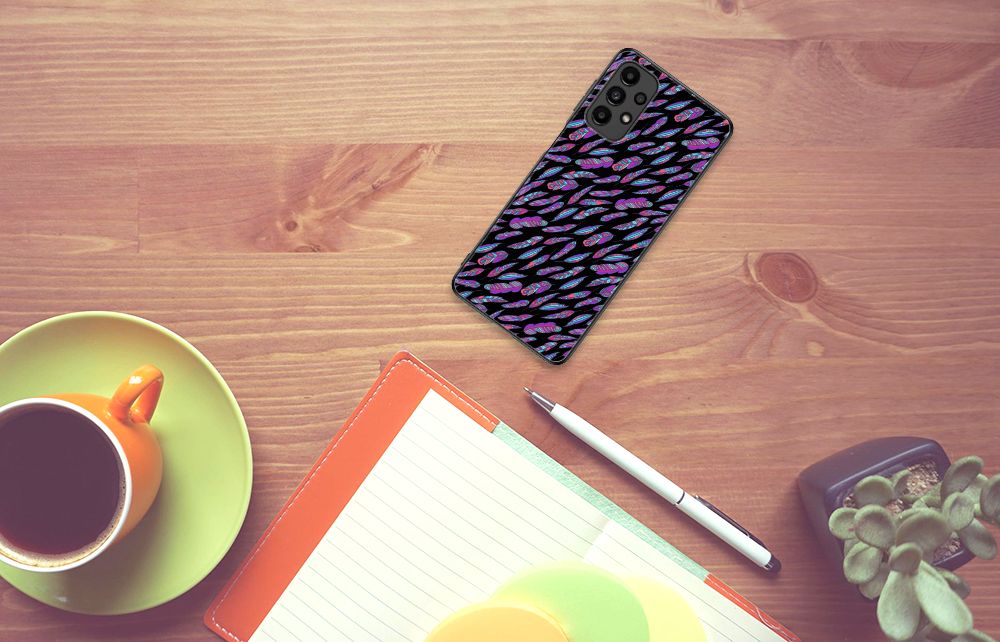 Samsung Galaxy A13 4G Back Case Feathers Color B2C Telecom