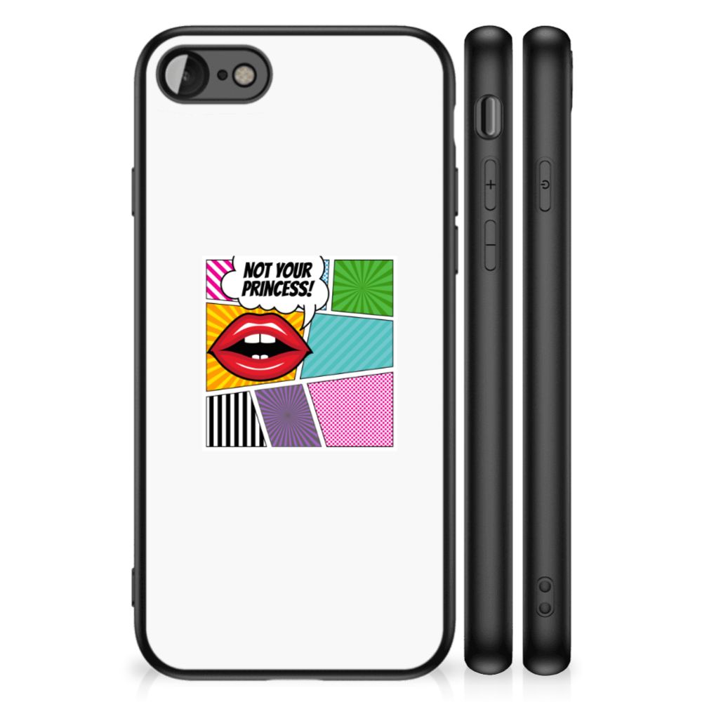 iPhone SE 2022 | SE 2020 | 7/8 GSM Cover Popart Princess design featuring colorful pop art style graphics.