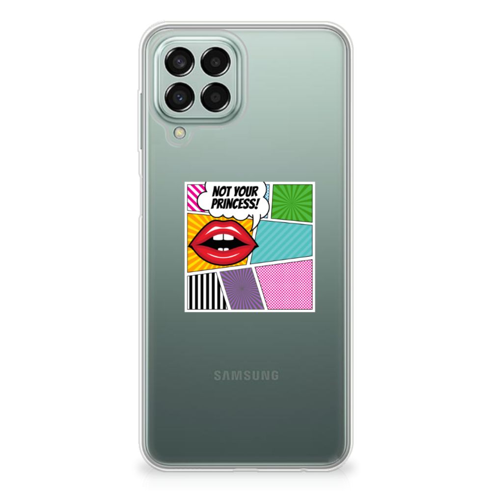 Samsung Galaxy M33 Silicone Back Cover Popart Princess