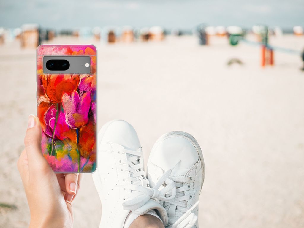 Hoesje maken Google Pixel 7 Tulips B2C Telecom