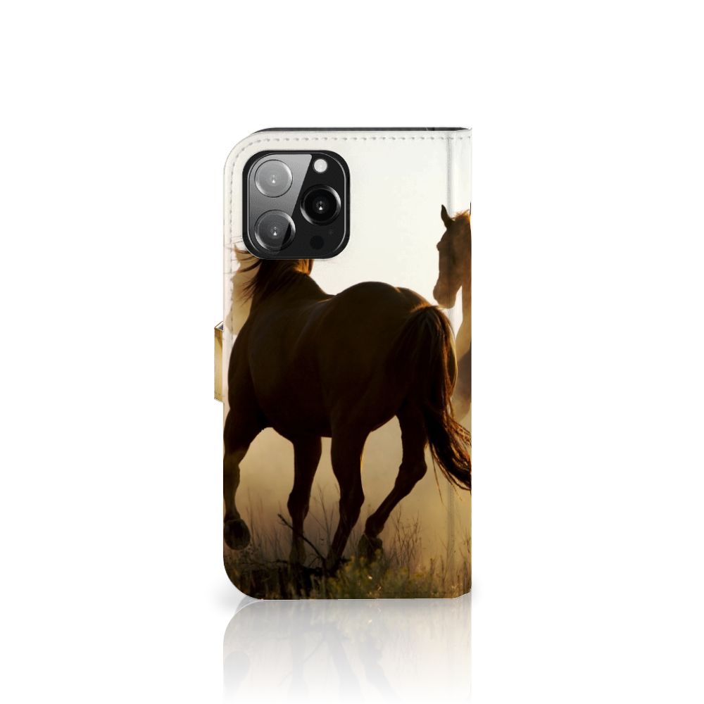 iPhone 13 Pro Max Telefoonhoesje met Pasjes Design Cowboy