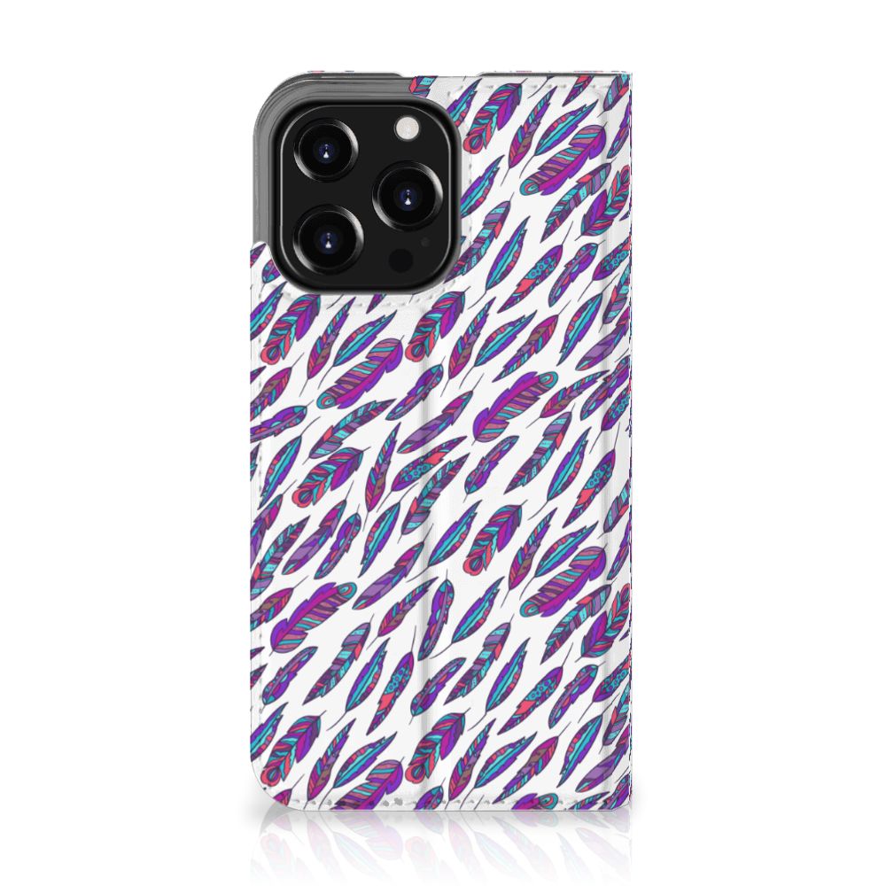 iPhone 13 Pro Hoesje met Magneet Feathers Color - B2C Telecom