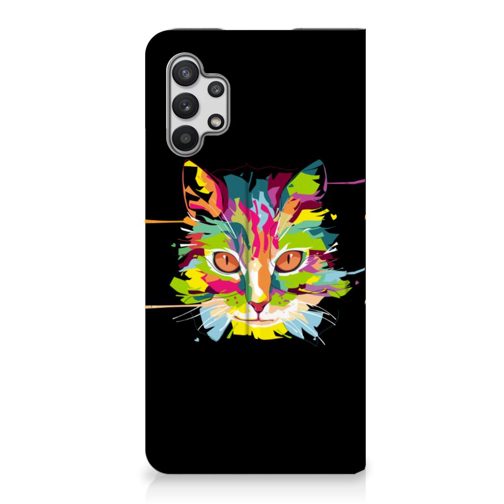 Samsung Galaxy A32 5G Magnet Case Cat Color - B2C Telecom