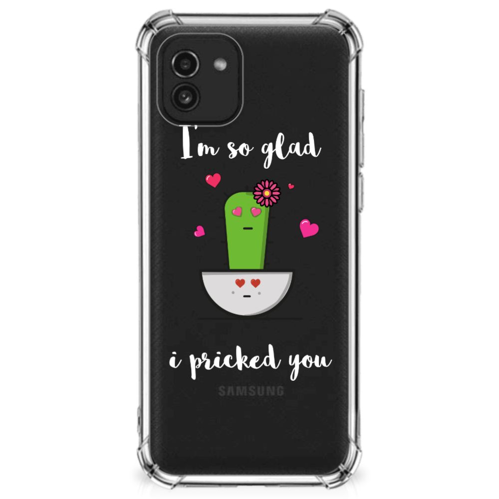 Samsung Galaxy A03 Stevig Bumper Hoesje Cactus Glad B2C Telecom