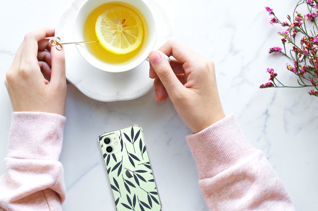 iPhone 12 Mini Case Leaves Blue B2C Telecom