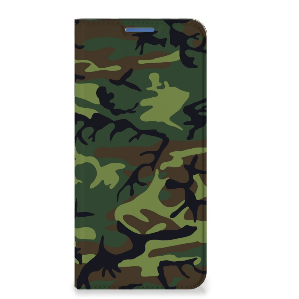 Xiaomi 11 Lite NE 5G | Mi 11 Lite Hoesje met Magneet Army Dark - B2C Telecom