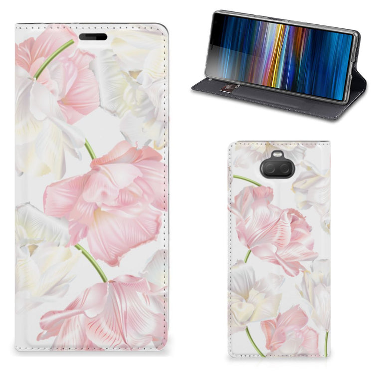 Sony Xperia 10 Plus Smart Cover Lovely Flowers