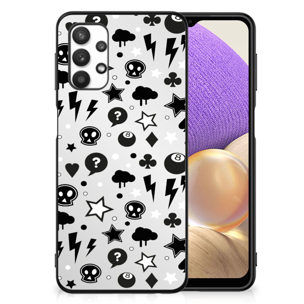 Telefoonhoesje Samsung Galaxy A32 5G Silver Punk B2C Telecom