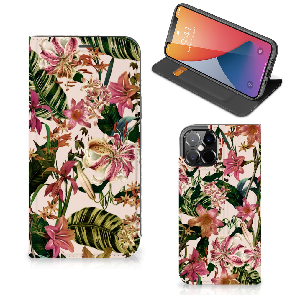 iPhone 12 Pro Max Smart Cover Flowers - B2C Telecom