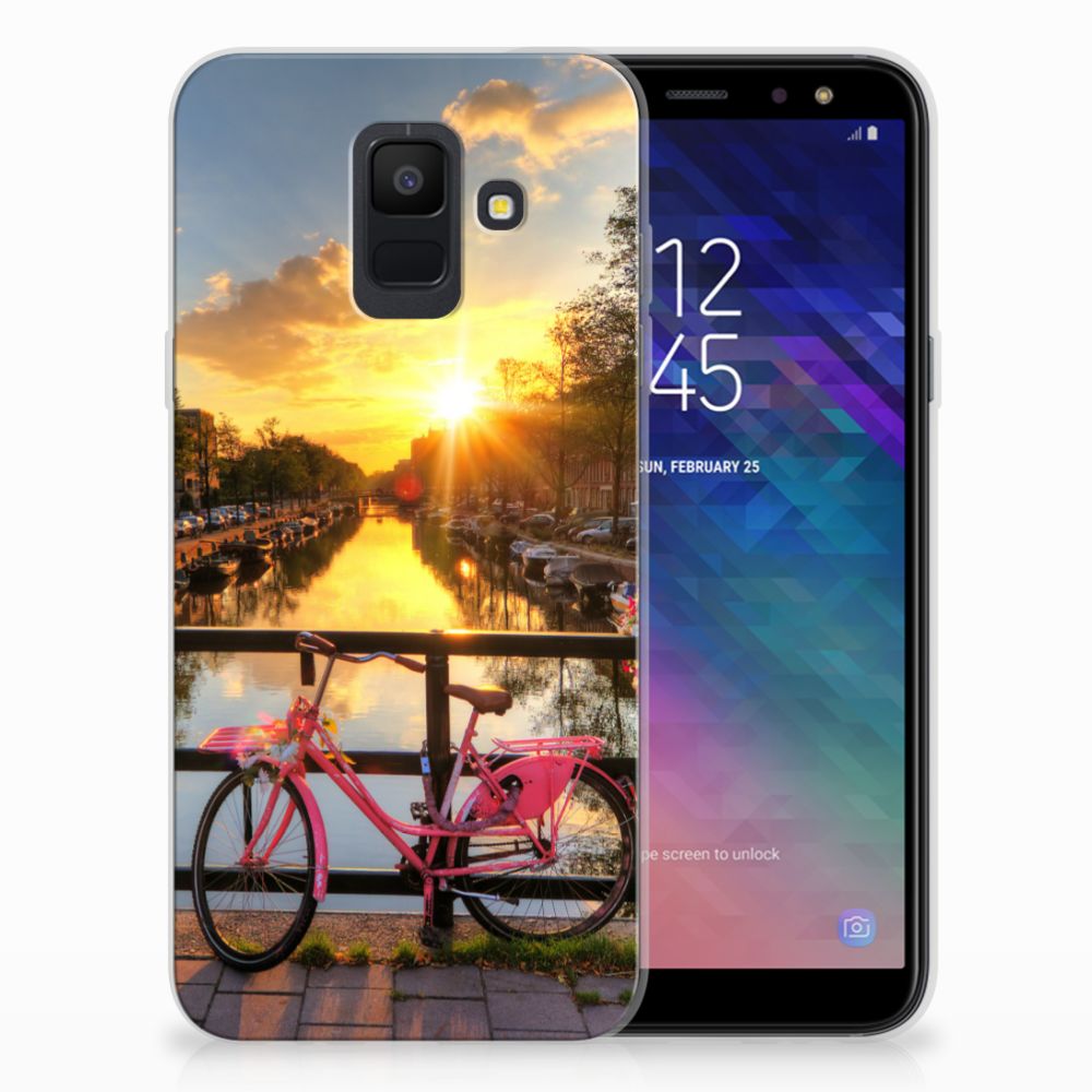 Samsung Galaxy A6 (2018) Siliconen Back Cover Amsterdamse Grachten