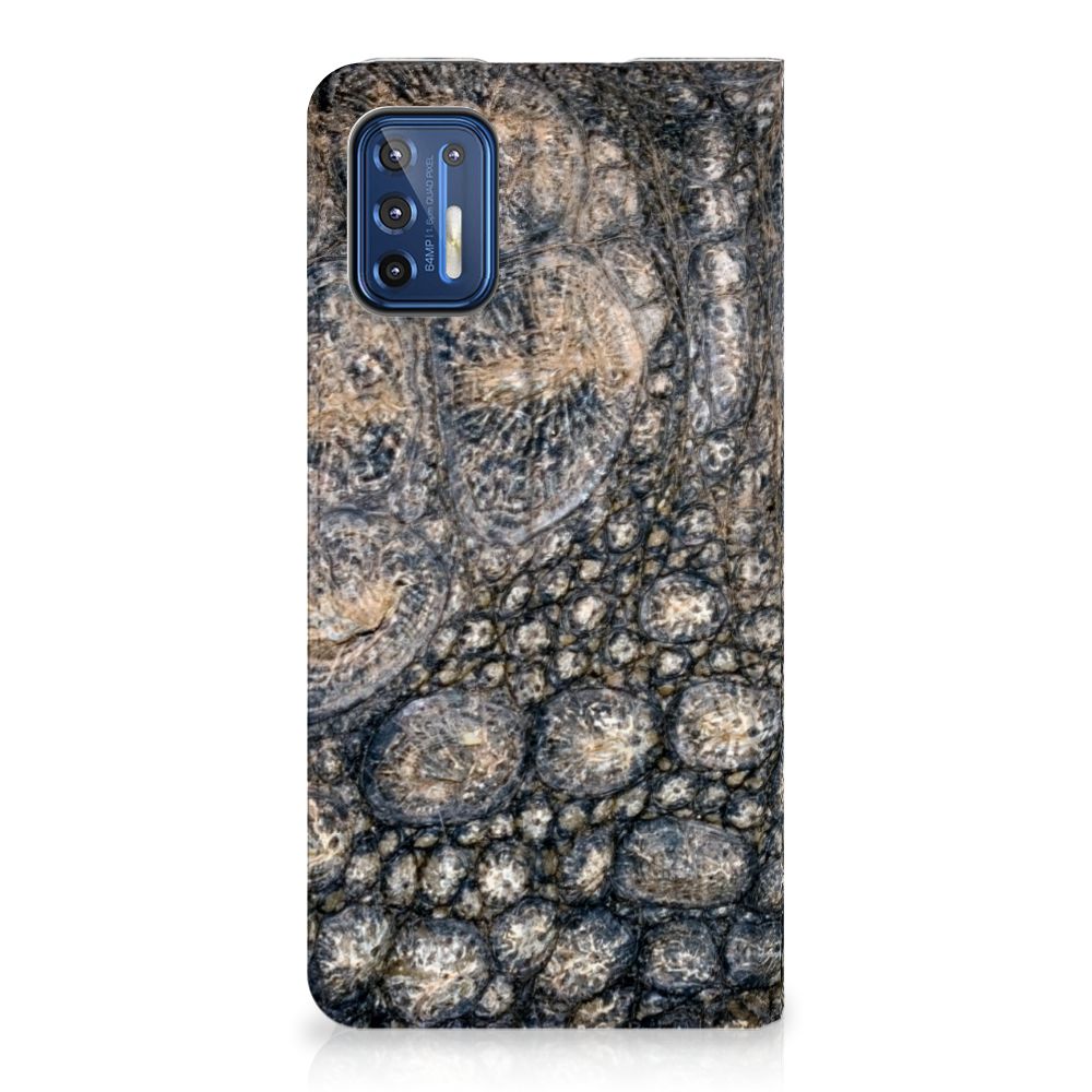 Motorola Moto G9 Plus Hoesje maken Krokodillenprint - B2C Telecom