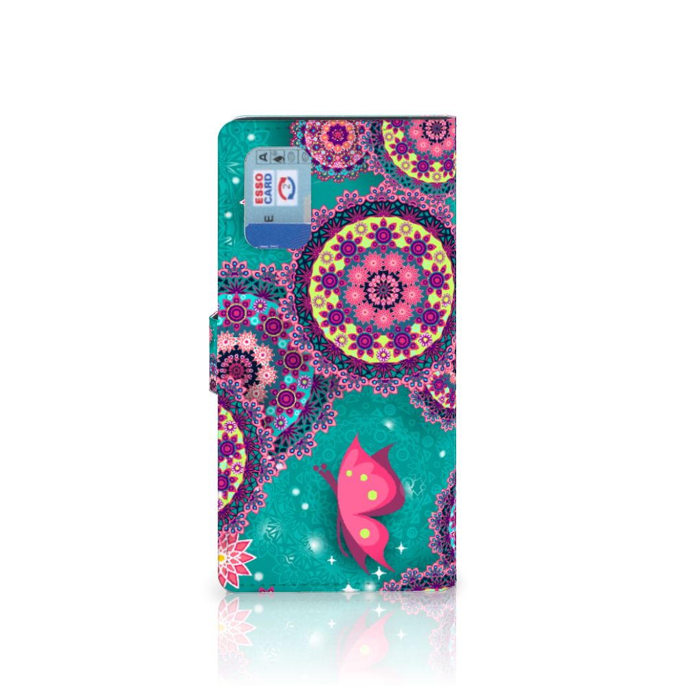 Samsung Galaxy A02s | M02s Hoesje Cirkels en Vlinders