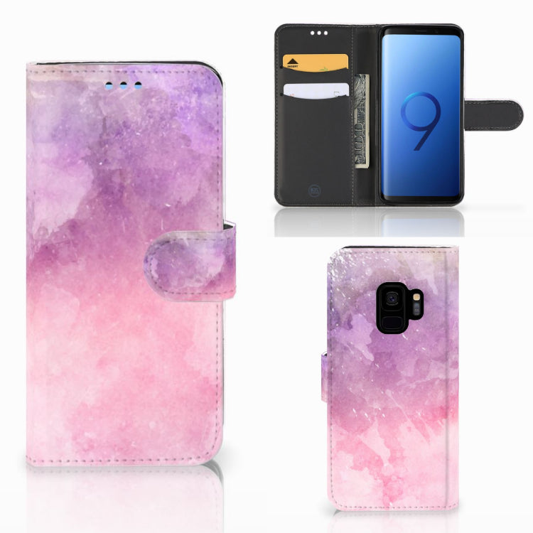 Hoesje Samsung Galaxy S9 Pink Purple Paint