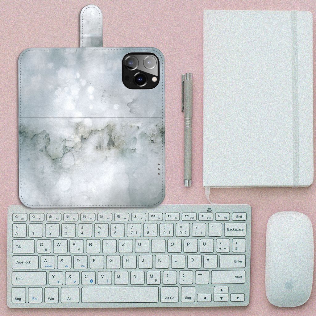 Hoesje iPhone 14 Pro Max Painting Grey