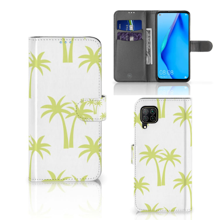 Huawei P40 Lite Hoesje Palmtrees