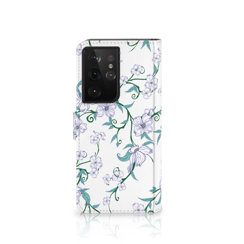 Samsung Galaxy S21 Ultra Uniek Hoesje Blossom White