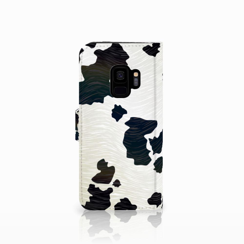 Samsung Galaxy S9 Telefoonhoesje met Pasjes Koeienvlekken