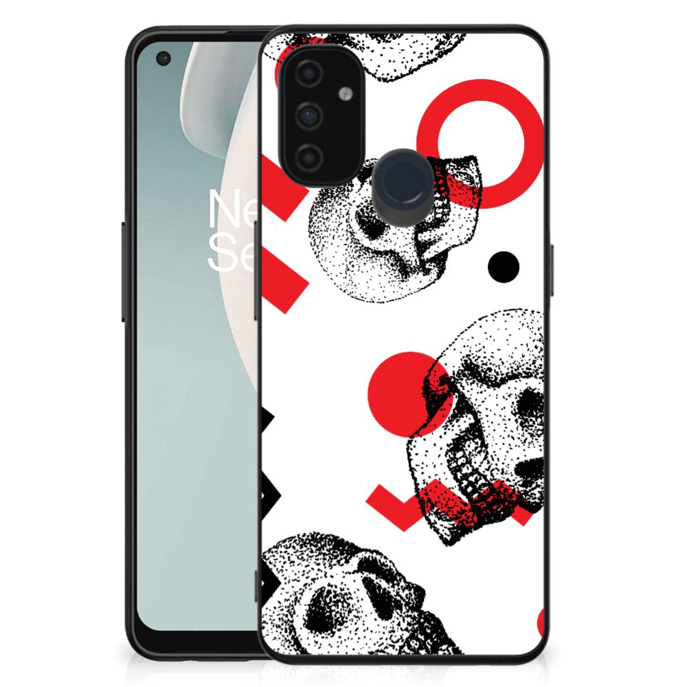 Telefoonhoesje OnePlus Nord N100 Skull Red
