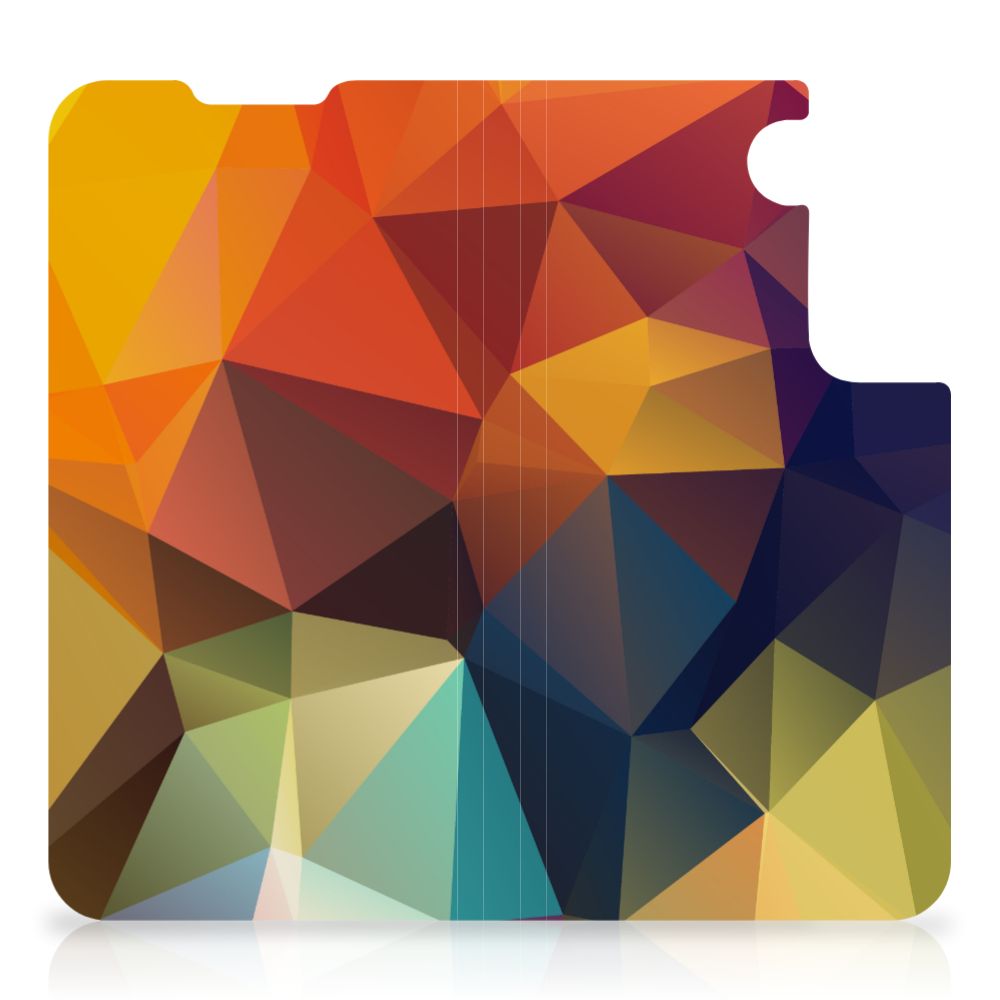 Samsung Galaxy S22 Stand Case Polygon Color