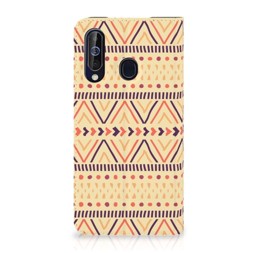Samsung Galaxy A60 Hoesje met Magneet Aztec Yellow