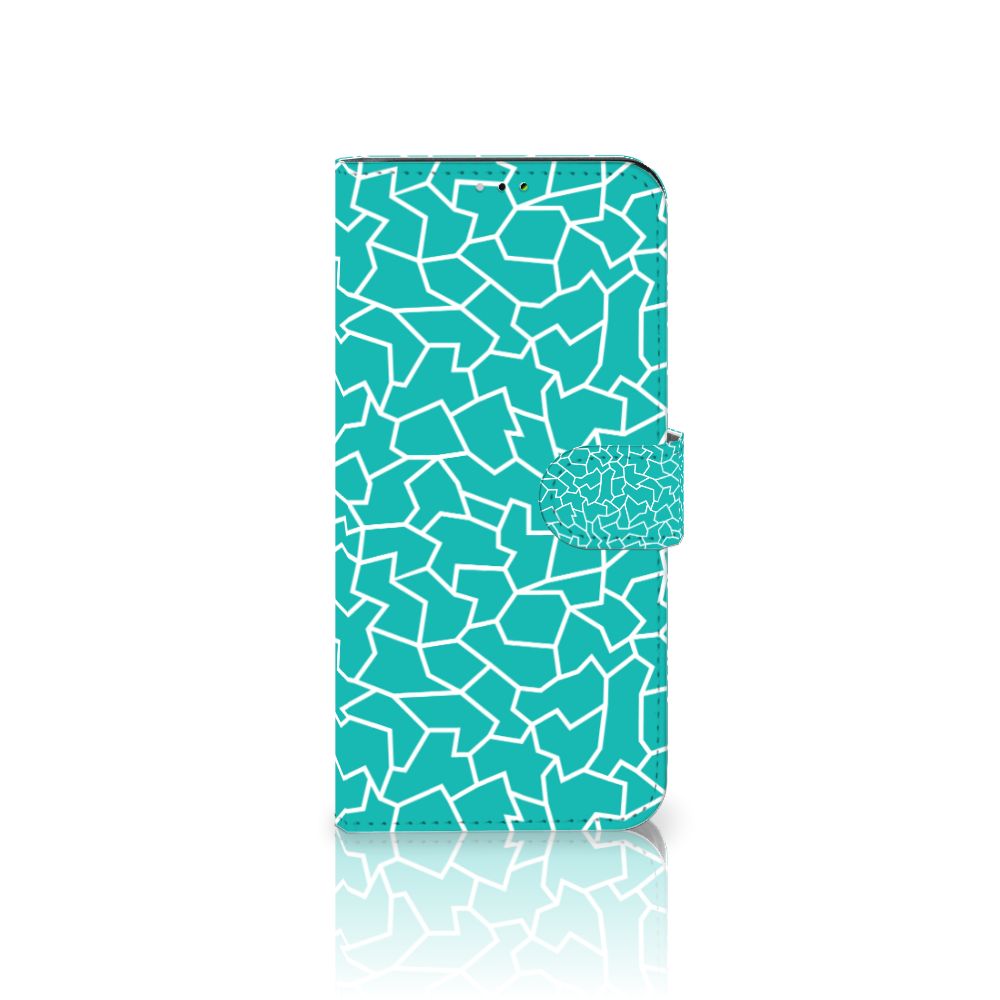 Samsung Galaxy A03 Hoesje Cracks Blue