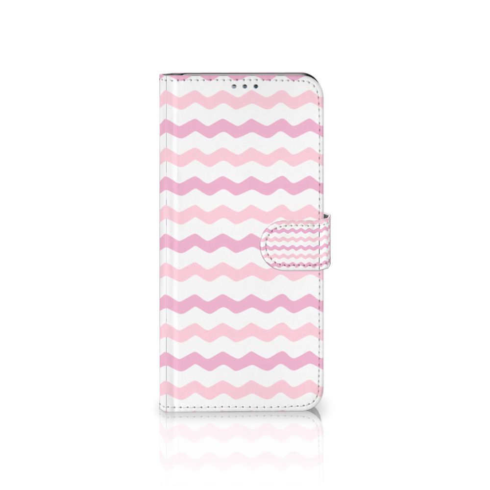 Motorola Moto G 5G Plus Telefoon Hoesje Waves Roze