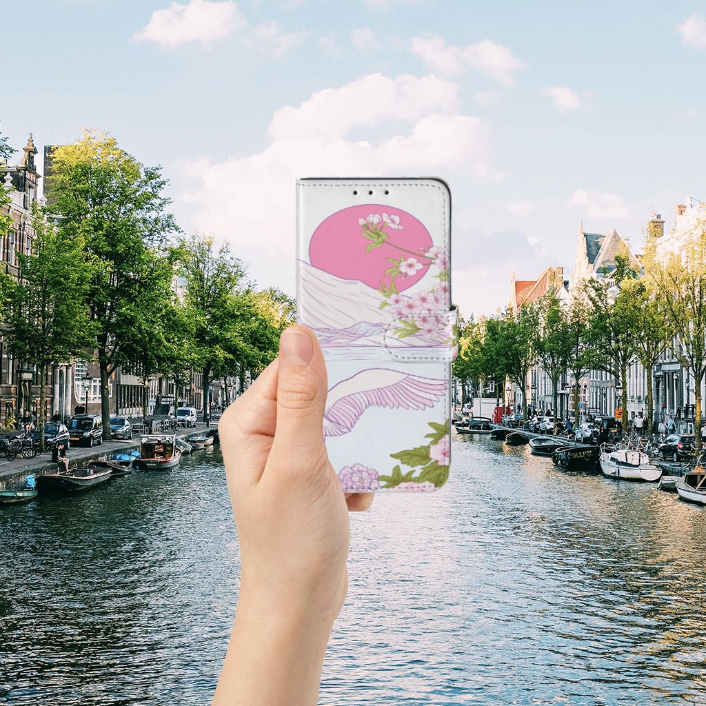 Alcatel 1S 2020 Telefoonhoesje met Pasjes Bird Standing
