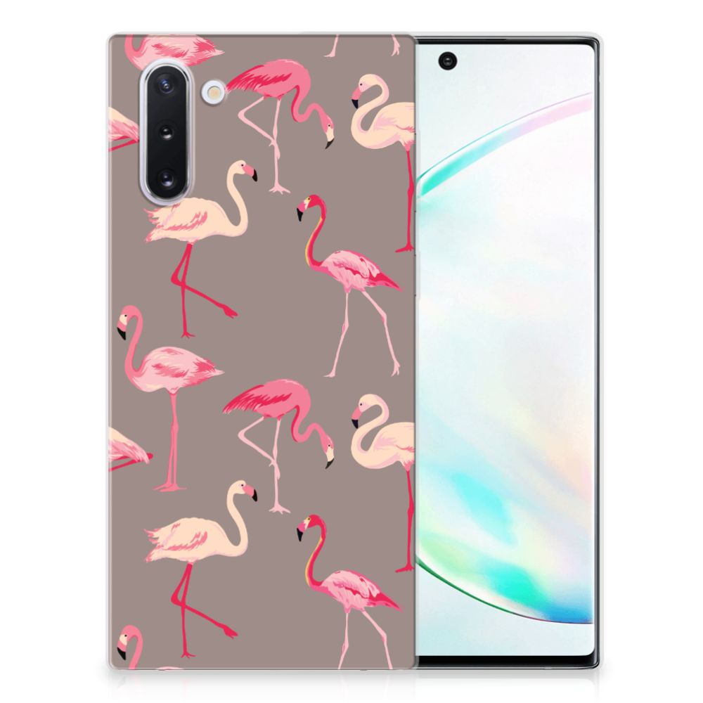 Samsung Galaxy Note 10 TPU Hoesje Flamingo