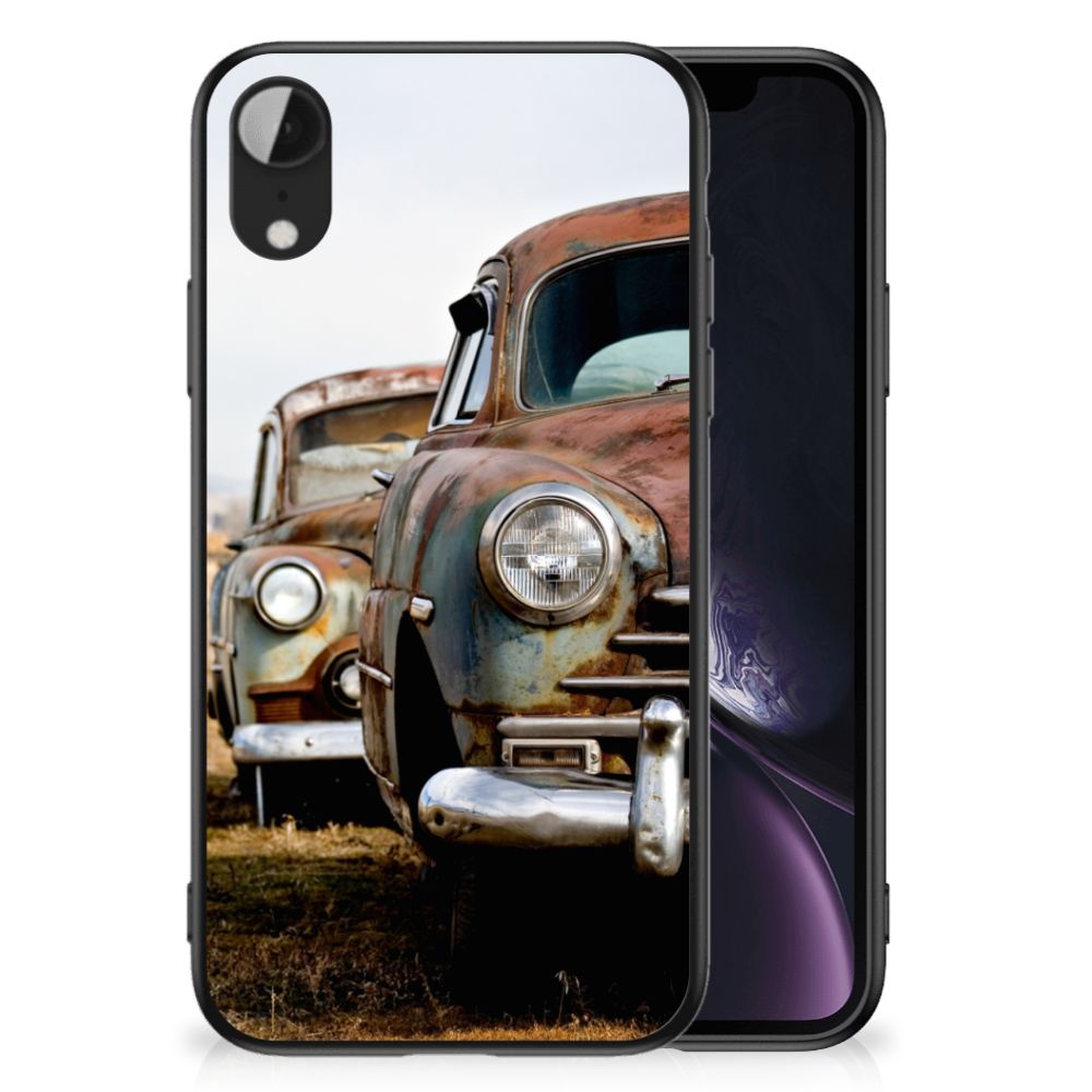 Apple iPhone XR Silicone Back Case Vintage Auto