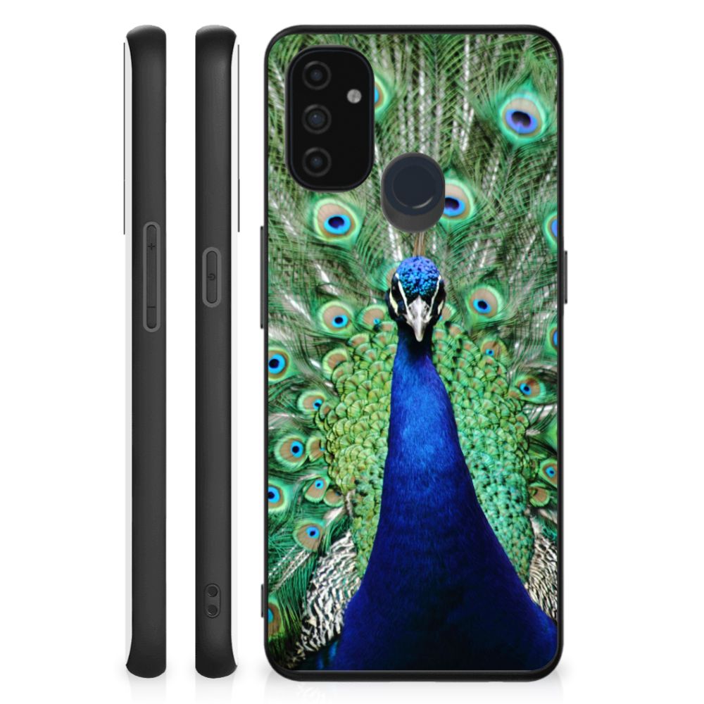 OnePlus Nord N100 Dierenprint Telefoonhoesje Pauw B2C Telecom