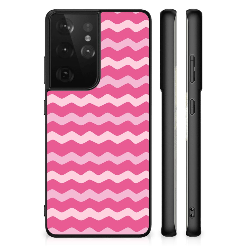 Samsung Galaxy S21 Ultra Back Case Waves Pink B2C Telecom