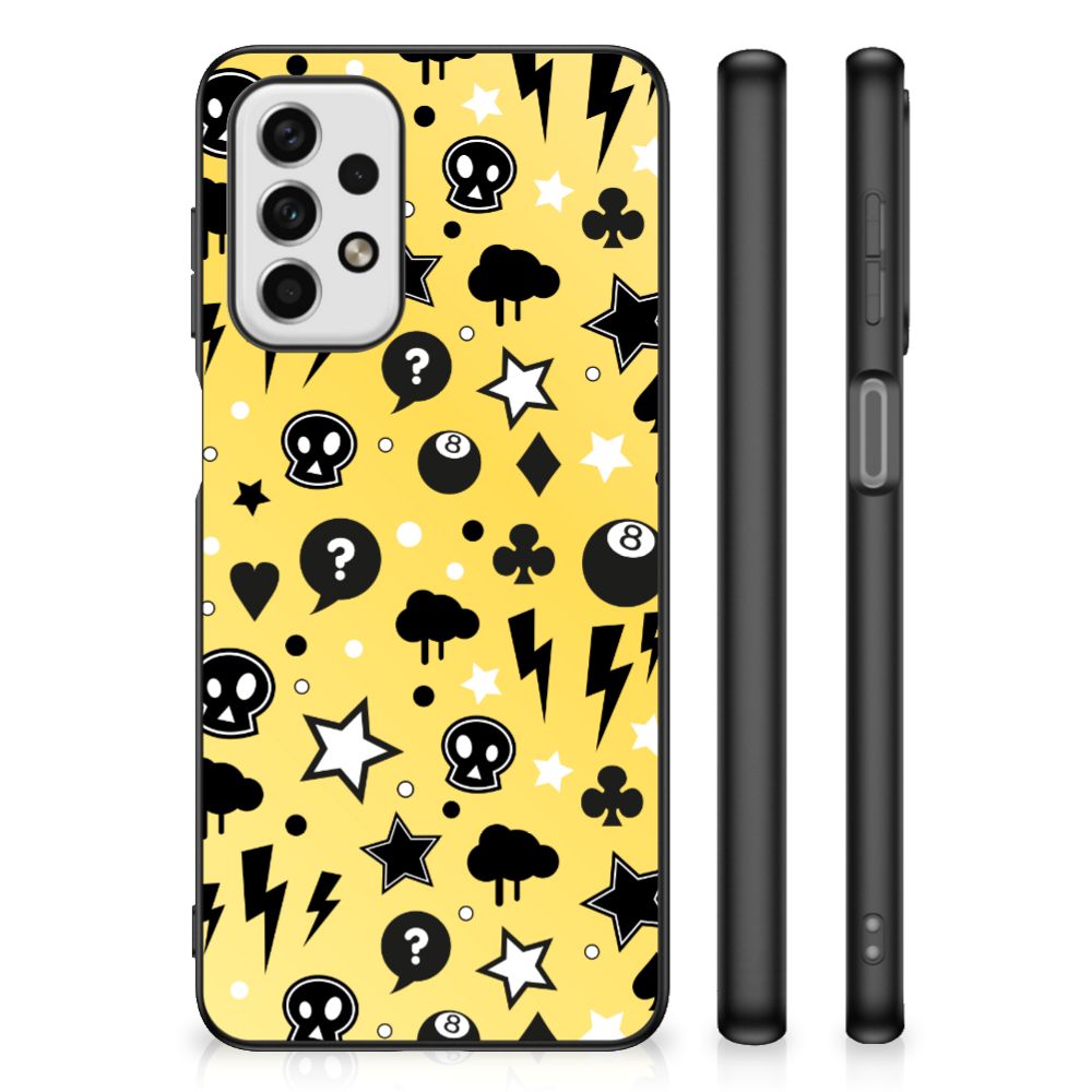 Telefoonhoesje Samsung Galaxy A23 Punk Geel B2C Telecom