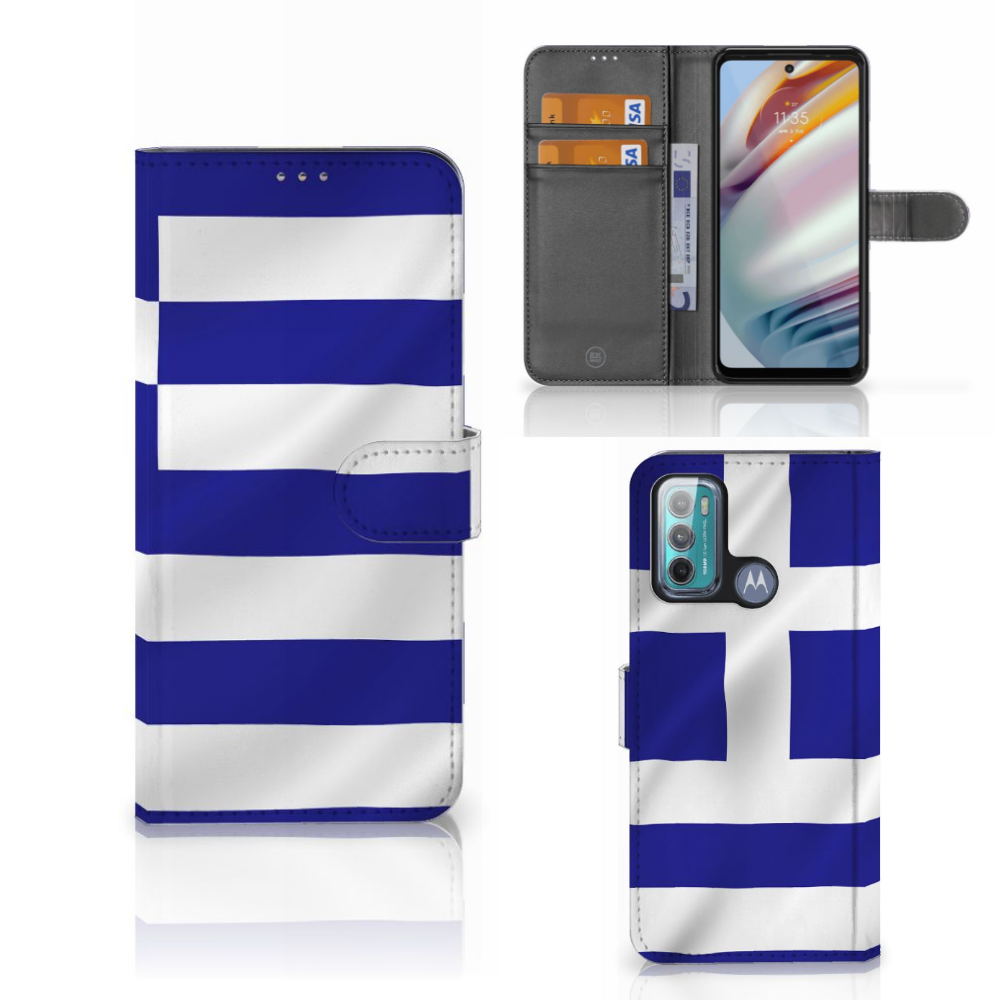 Motorola Moto G60 Bookstyle Case Griekenland