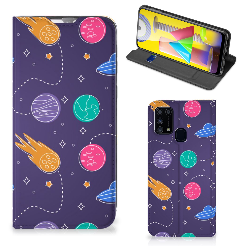 Samsung Galaxy M31 Hippe Standcase Space - B2C Telecom