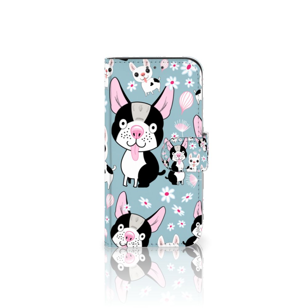 Apple iPhone 12 Mini Telefoonhoesje met Pasjes Hondjes