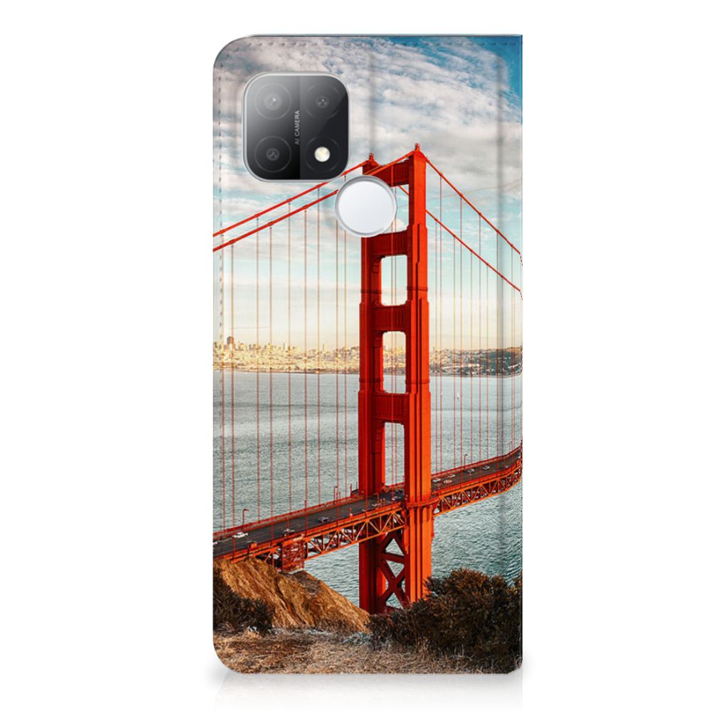 OPPO A15 Book Cover Golden Gate Bridge - B2C Telecom