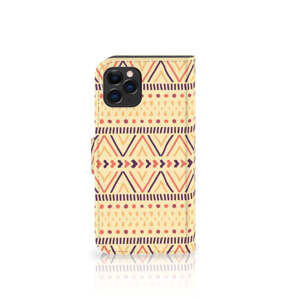 Apple iPhone 11 Pro Telefoon Hoesje Aztec Yellow
