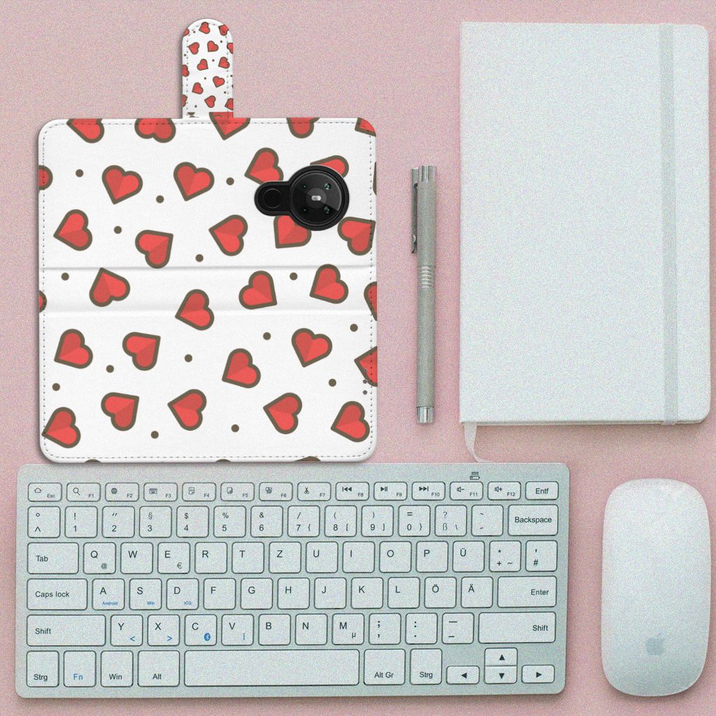 Nokia 5.3 Telefoon Hoesje Hearts