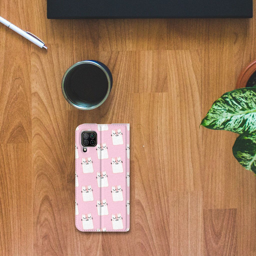 Huawei P40 Lite Hoesje maken Sleeping Cats - B2C Telecom