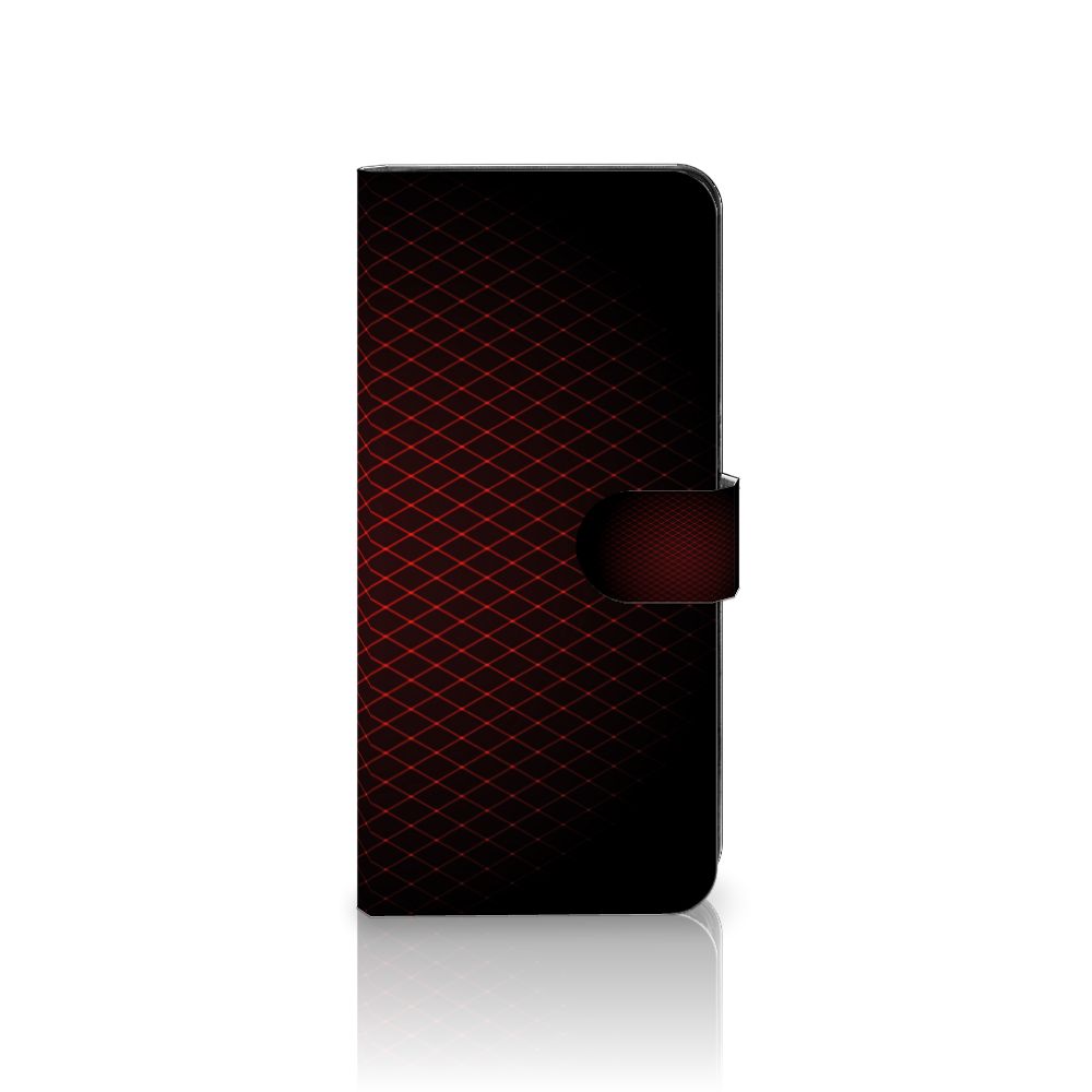 Xiaomi Redmi Note 12 5G | Poco X5 Telefoon Hoesje Geruit Rood met strakke minimalistische uitstraling