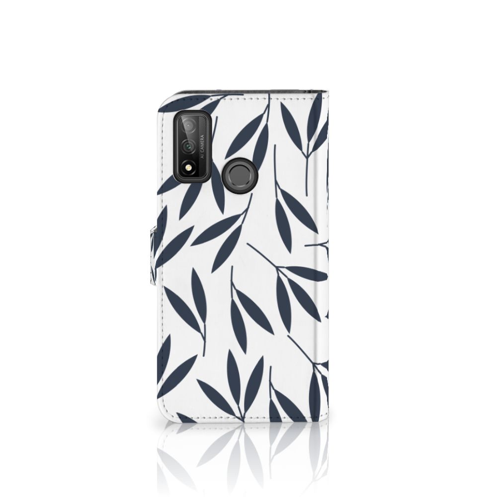 Huawei P Smart 2020 Hoesje Leaves Blue