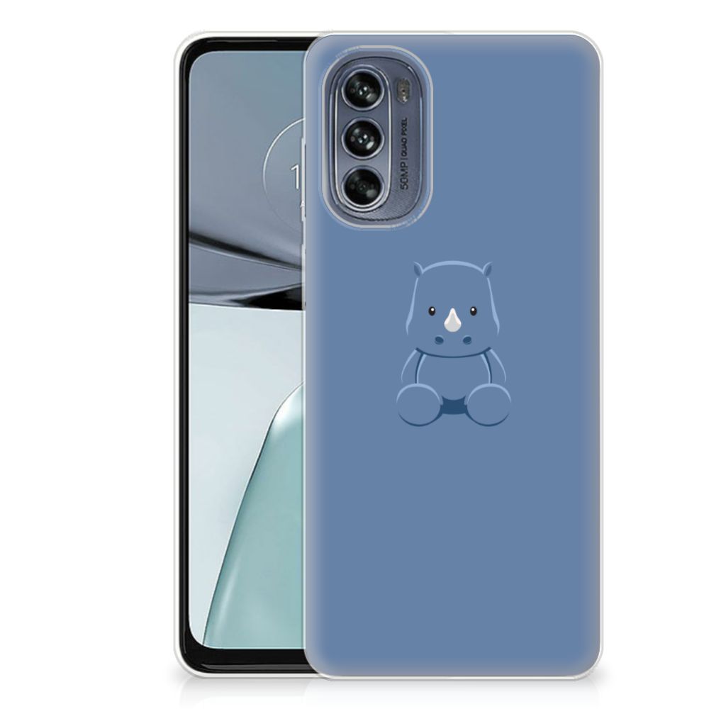 Motorola Moto G62 5G Telefoonhoesje met Naam Baby Rhino B2C Telecom
