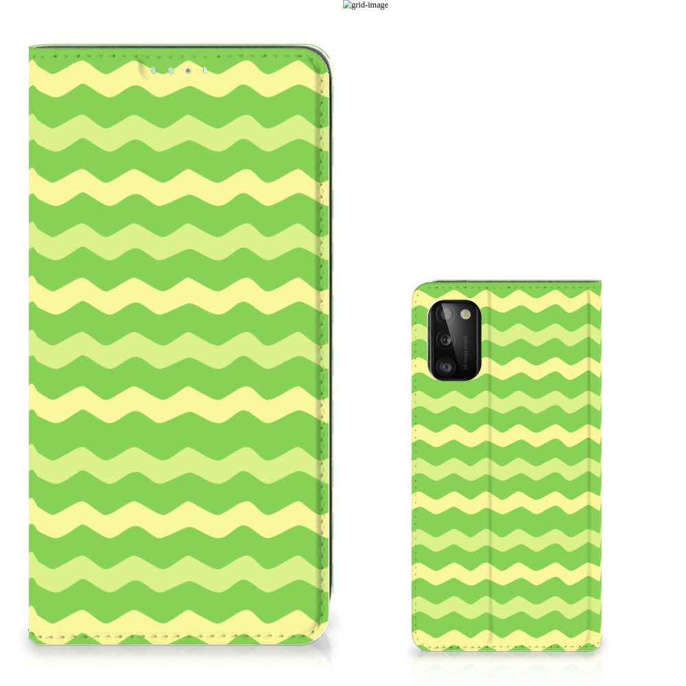Samsung Galaxy A41 Hoesje met Magneet Waves Green - B2C Telecom