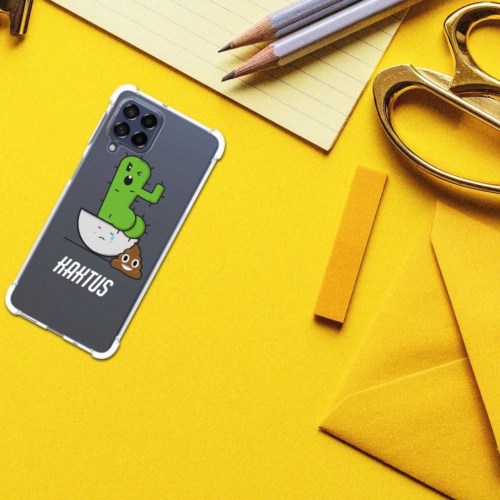 Samsung Galaxy M53 Stevig Bumper Hoesje Cactus Poo B2C Telecom