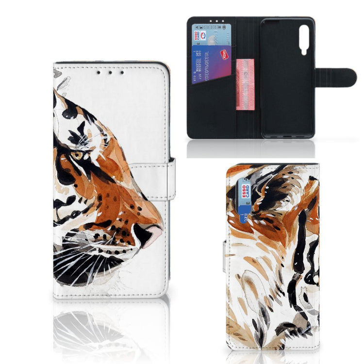 Hoesje Xiaomi Mi 9 Watercolor Tiger